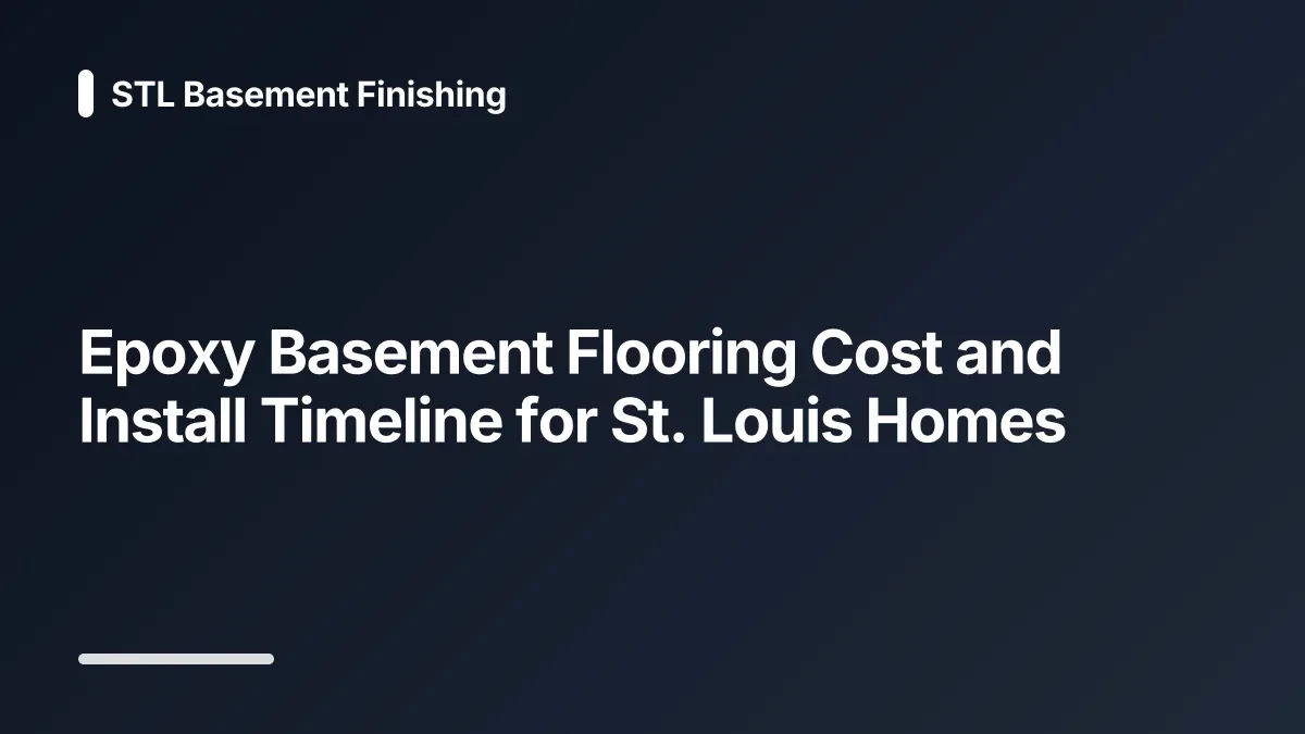 epoxy basement flooring cost
