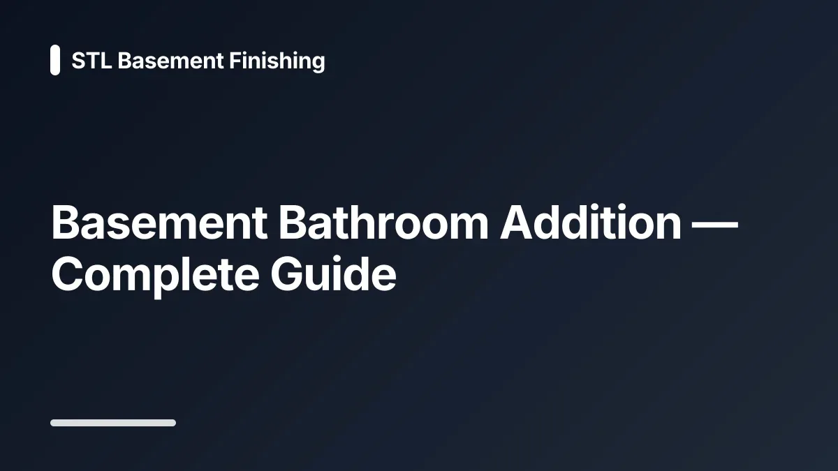 basement bathroom ideas