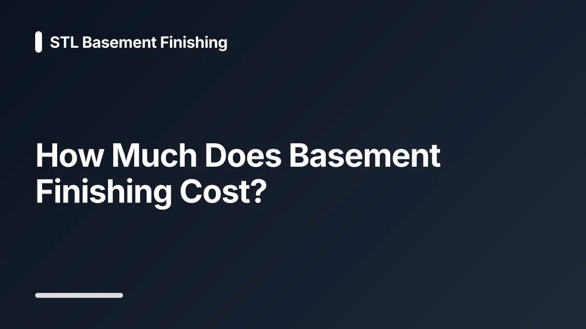 basement finishing cost calculator